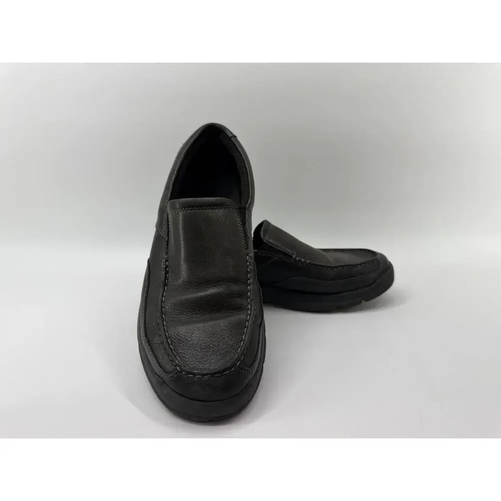 Rockport XCS M78146 Men's 8.5 M Black Leather Slip On Walking Shoes